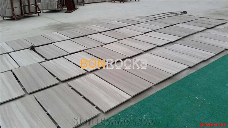 White Wooden Marble Project Tiles