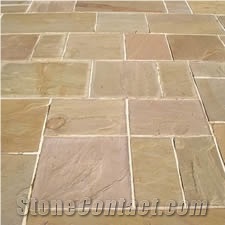 Raj Green Sandstone Paving Tiles