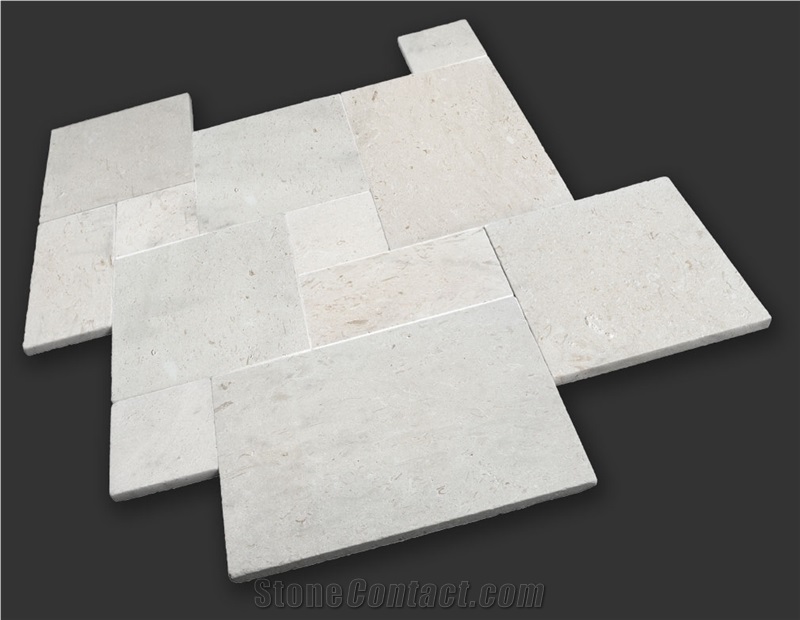 Seashell Limestone- Myra Beige Versailles Pattern
