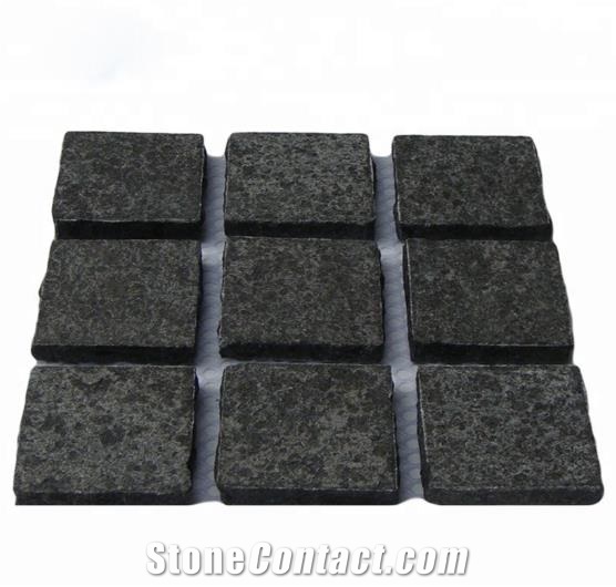 China G684 Black Basalt Flame Granite Cobblestone