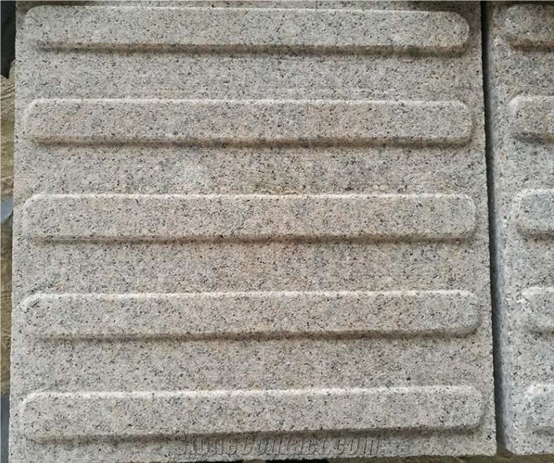 China Grey Granite Cobble Stone Blind Road Panels