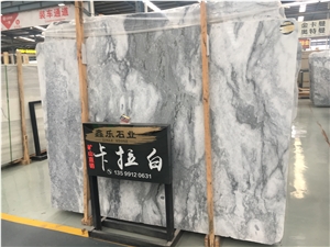 China Kala White Marble Polished Slabs