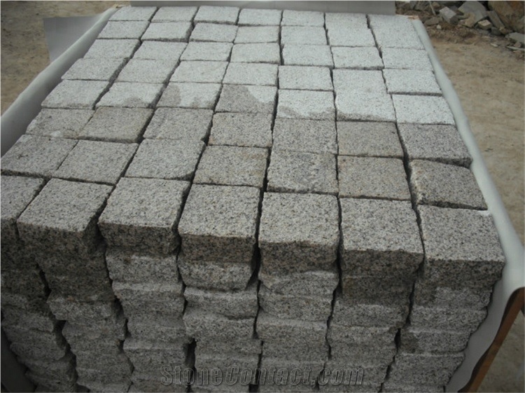 China Yellow Giallo Rust Granite Cube Stone Pavers