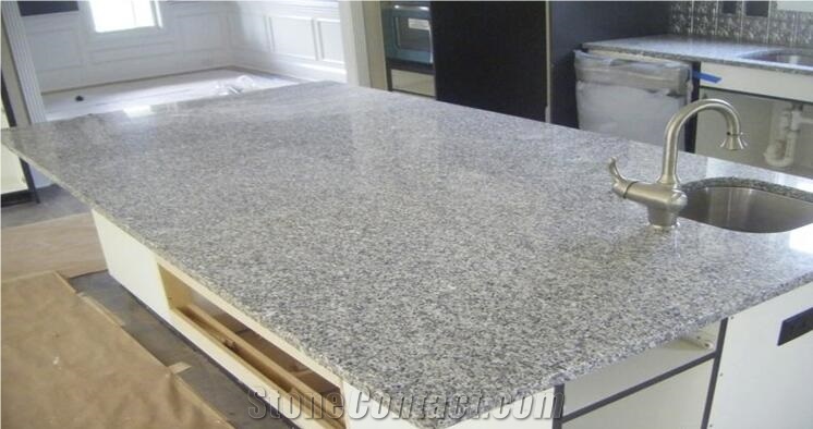 Chinese Grey Sesame White G603 Granite Countertops