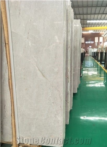 Cloud Beige Marble Slab Tile Flooring Wall