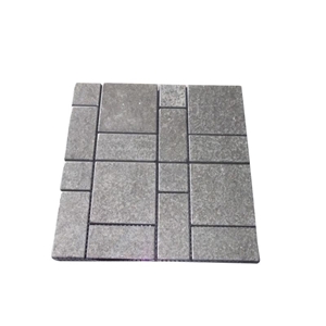 G3518 China Black Pearl Granite Flamed Cube Stone