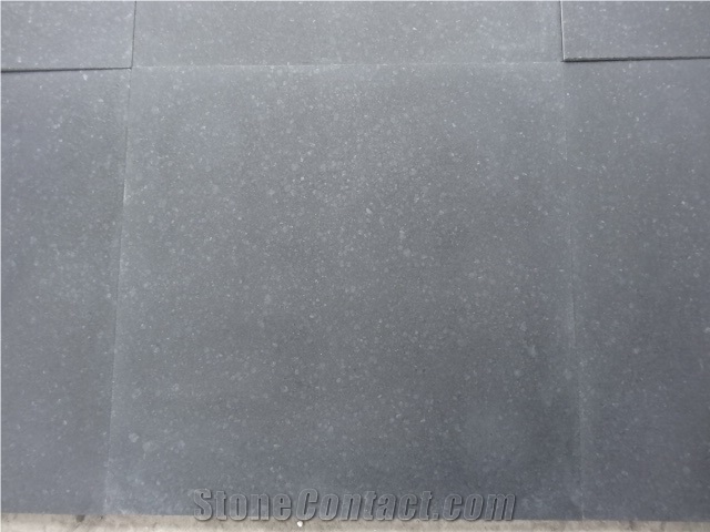 Honed G684 Fuding Black Basalt Granite Floor Tile
