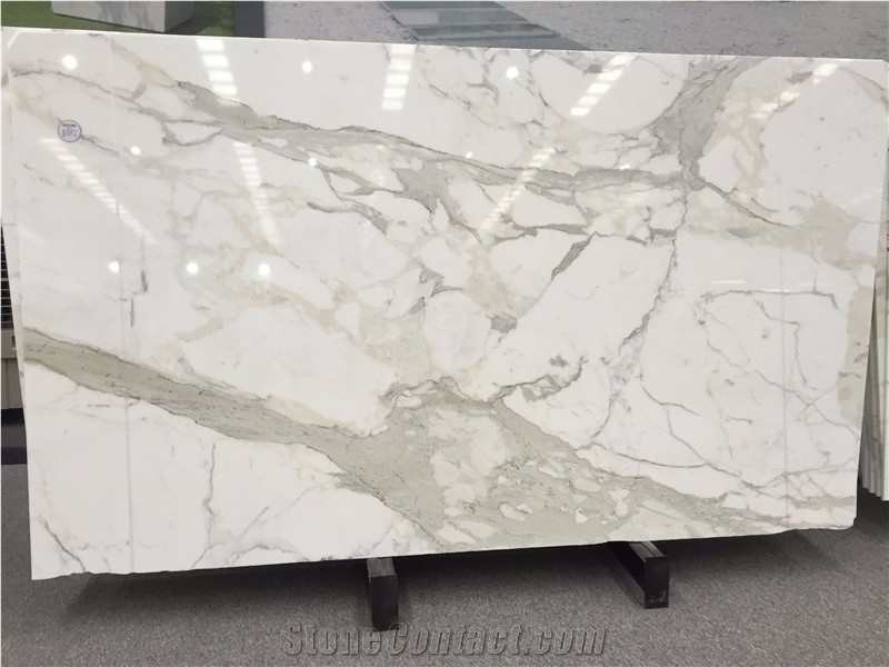 Italy Calacatta White Calacutta Marble Stone Slab From China Stonecontact Com