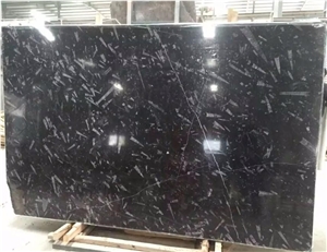 Italy Ocean Jura Black Marble Polished Floor Wall