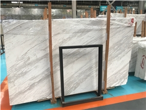 Polish Greece Volakas White Marble Tile Stone Slab
