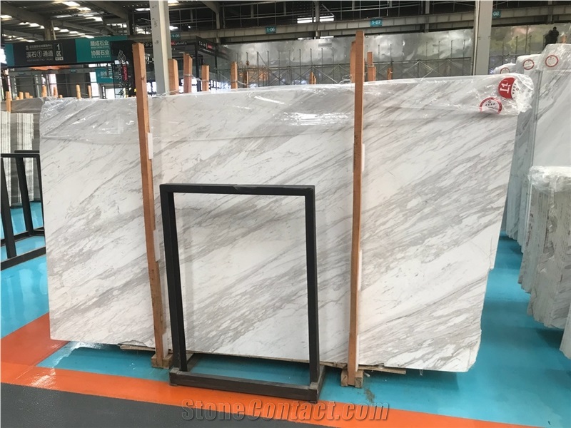 Polish Greece Volakas White Marble Tile Stone Slab