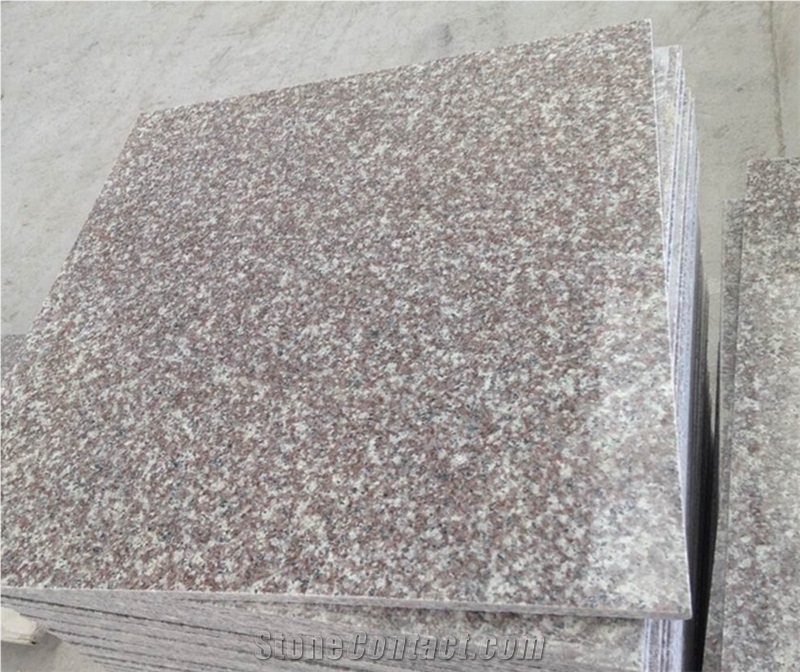 Polish Luoyuan Violet Bainbrook Brown Granite Tile