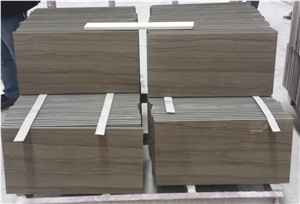 Polished China Athens Wood Grain Marble Slabs Tile