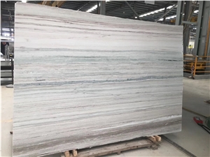 Polished China Crystal Wood Grain Marble Tile Slab