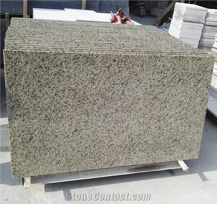 Polished Chinese Jiangxi Yellow Granite