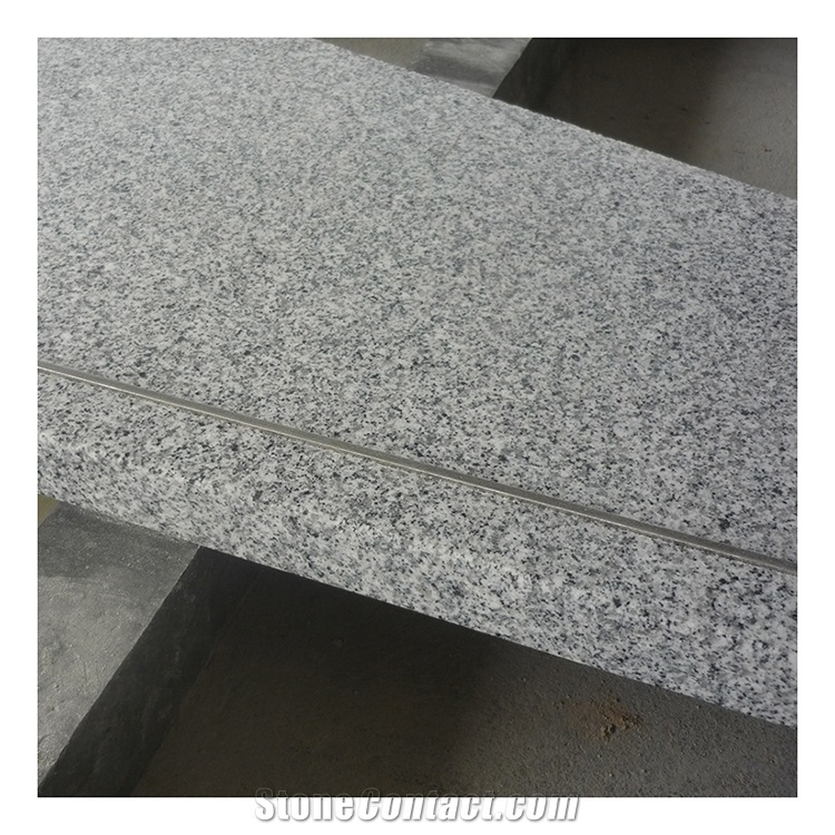 Polished Chinese White Granite G603 Stone Steps