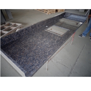 Polished India Sapphire Blue Granite Countertop