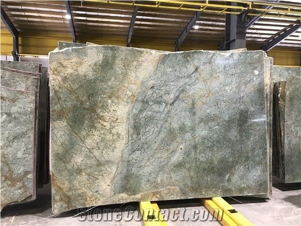 Light Green Granite Slabs, Iran Green Granite
