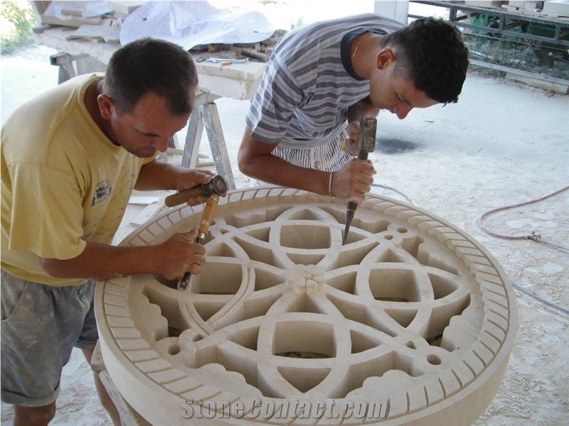 Tenelija Stone Hand Carved Building Ornaments