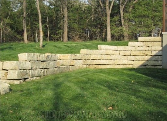 Flint Hills Limestone Garden Wall Blocks