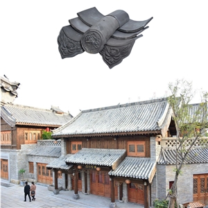 Japanese Style Clay Roof Tiles for Garden House