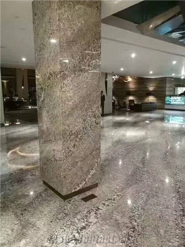 Bianco Antico Brazil Granite Flooring Column Tile