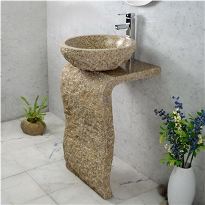 Black Granite Washbasin,Bath Sink,Pedestal Basins