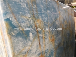 Blue Onyx Slabs & Tiles with Nice Color