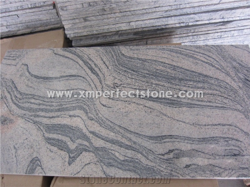 China Juparana Granite Natural Stone Wall Cladding