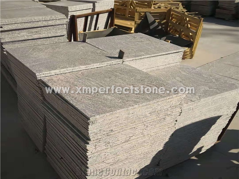Chinese Juparana Gold Granite Tiles for Wall Tiles