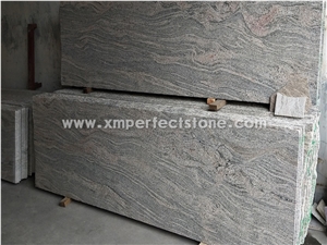 Gold Granite Steps Stair with Anti Slip Polished
