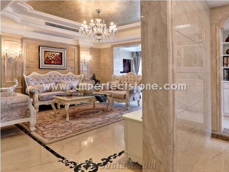Hot Sale Oman Beige Marble Slab for Price