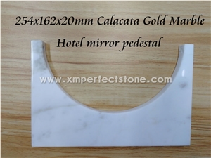 Hotel Mirror Pedestal Marble Material