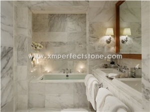 Italian Top Quality White Statuario Marble Slab