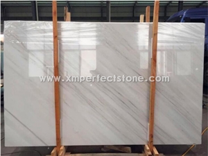 Polished Natural Stone Slab Sivec White Marble