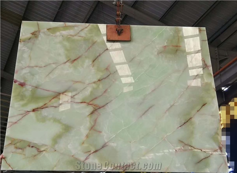 New Green Onyx for Home Decor & Book Match Pattern