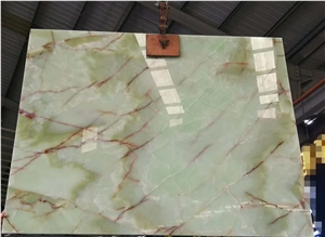 New Green Onyx for Home Decor & Book Match Pattern