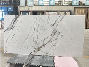 White Marble Composite With Pvc Backer Translucent