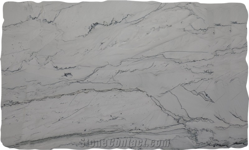 Infinity White Quartzite Polished Slabs