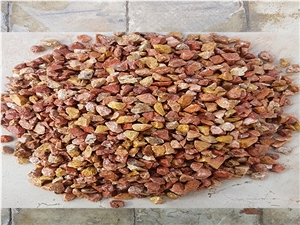 Red Travertine Chips-Iranian Stone