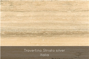 Travertino Striato Silver Blocks