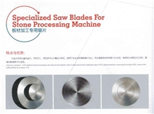 Specialized Saw Blades Stone Processing Machine