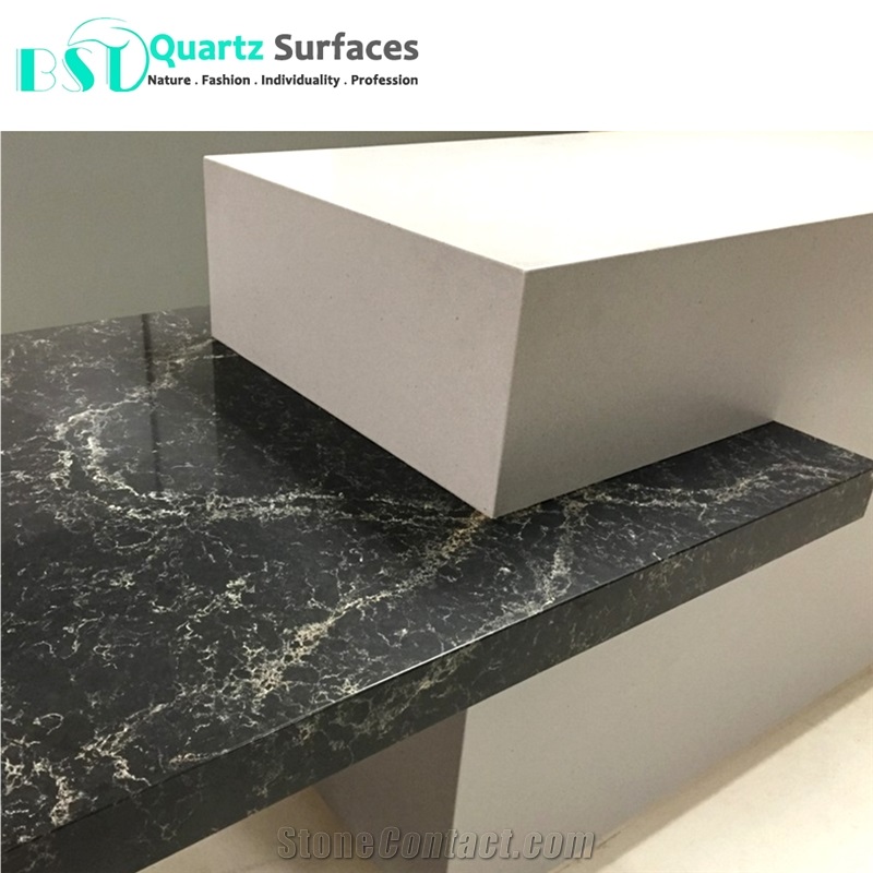 Black Carrara Artificial Engineered Stone