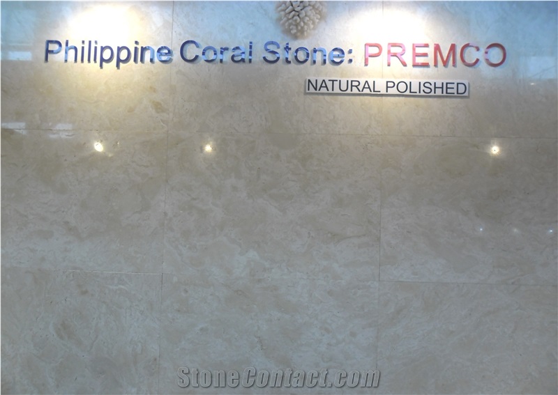 Philippines Brown Coral Stone Natural Polished