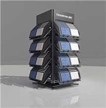 Four Sides Stone Sample Display Stand
