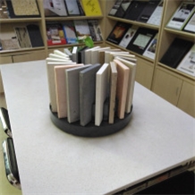 Rotating Quartz Stone Stand Display Rack