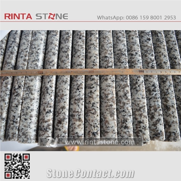 G623 Granite Rose Beta Silver Stone Stairs Step Risers