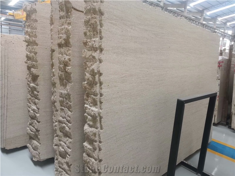 Beige Sandstone Slab Big Slab for Wall and Floor