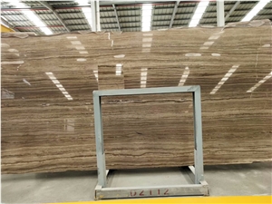 Dark Brown Wooden Vein Marble for Wall and Floor