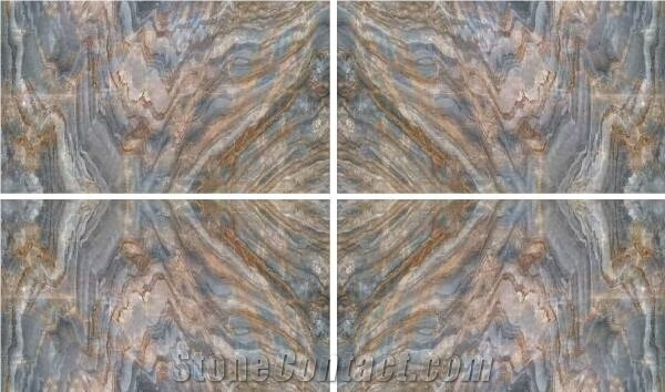 Dream Blue Marble for wall and floor covering
